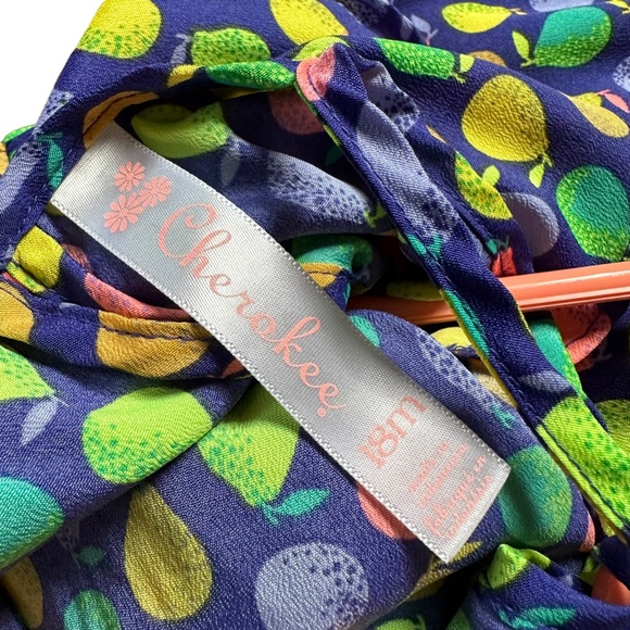 Cherokee girls Polkadot dress 18 months multicolor 2 piece set with bloomers - Picture 2 of 9